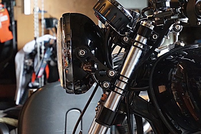 SR400 ボアエース ベッドライトステー BORE-ACE ライトステー