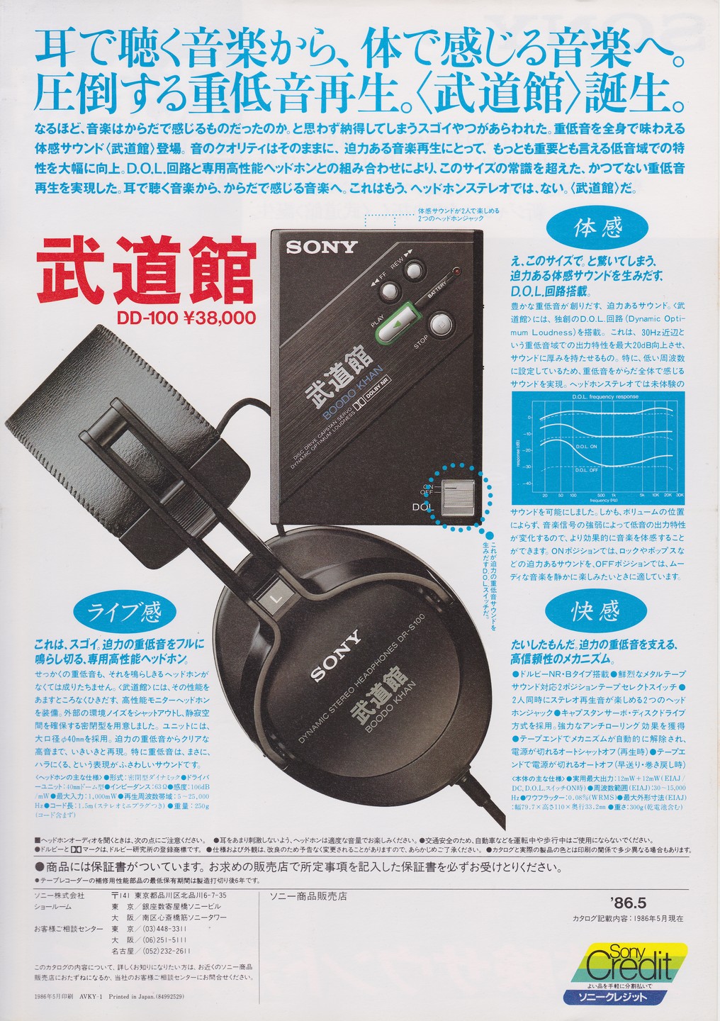 SONY WALKMAN DD-100 武道館 カセットウォークマン 整備済 SONY