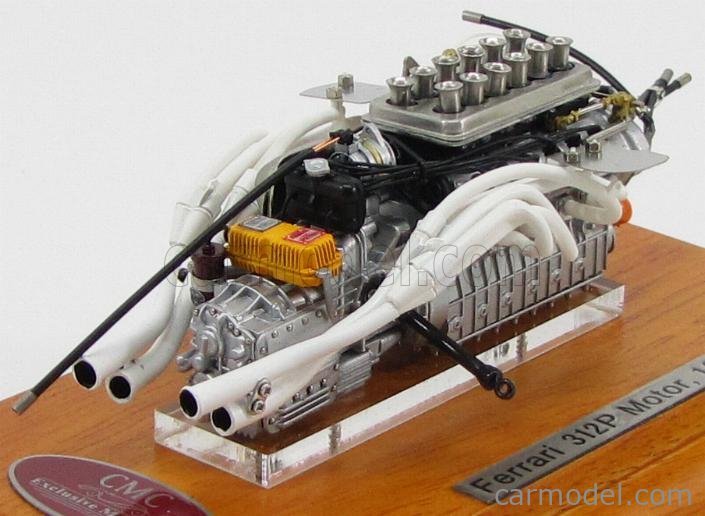 1/18 CMC フェラーリ 312P 1969 販売済み ケース付きエンジン 1/18 CMC