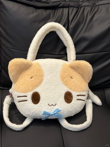 希少】 マシュマロみたいなふわふわにゃんこ ぬいぐるみ マフラー