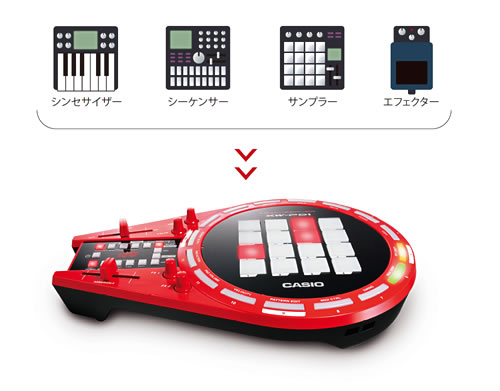 DJ機材 CASIO TRACKFORMER XW-PD1 DJ機材 CASIO TRACKFORMER XW-PD1