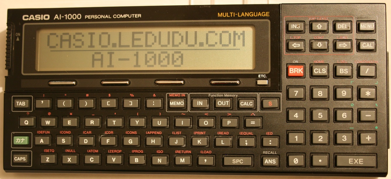 Casio - AI-1000 - - Pocket computer - Casio AI1000 - Casio.ledudu