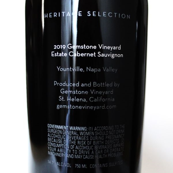 Gemstone Cabernet Sauvignon Heritage Selection 2019 | FINE WINE