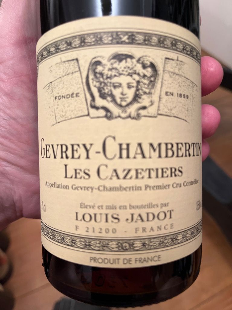 2011 Louis Jadot Gevrey-Chambertin 1er Cru Les Cazetiers