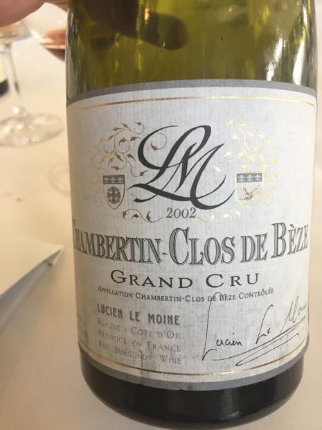 2018 Lucien Le Moine Chambertin-Clos de Bèze - CellarTracker