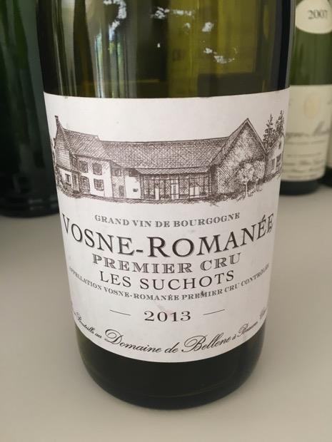 2012 Domaine de Bellene Vosne-Romanée 1er Cru Les Suchots