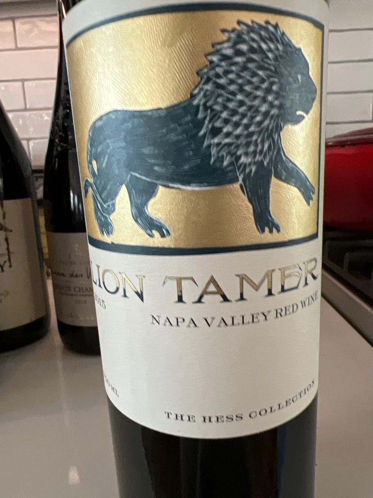 2018 The Hess Collection Cabernet Sauvignon Lion Tamer - CellarTracker