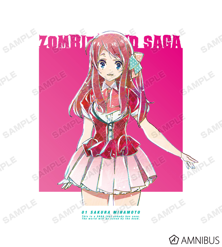 ゾンビランドサガ - 源 さくら Ani-Art Tシャツ/メンズ | AMNIBUS