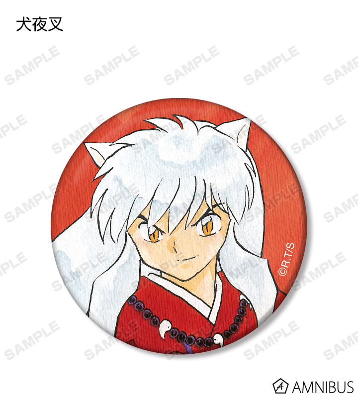 犬夜叉 - トレーディング和紙缶バッジ | AMNIBUS(アムニバス)