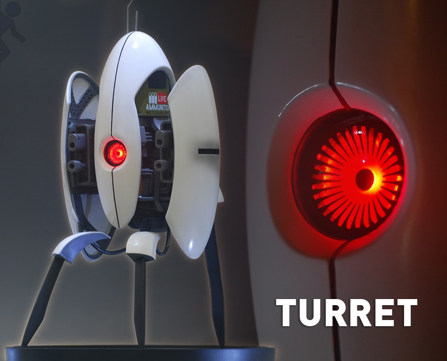 Portal™2: Turret Exclusive Statue with Sound | Gaming Heads