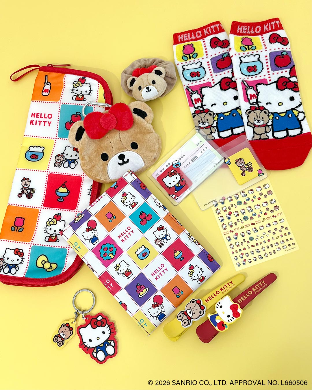 ハローキティ」と「タイニーチャム」の レトロかわいい限定アイテムが