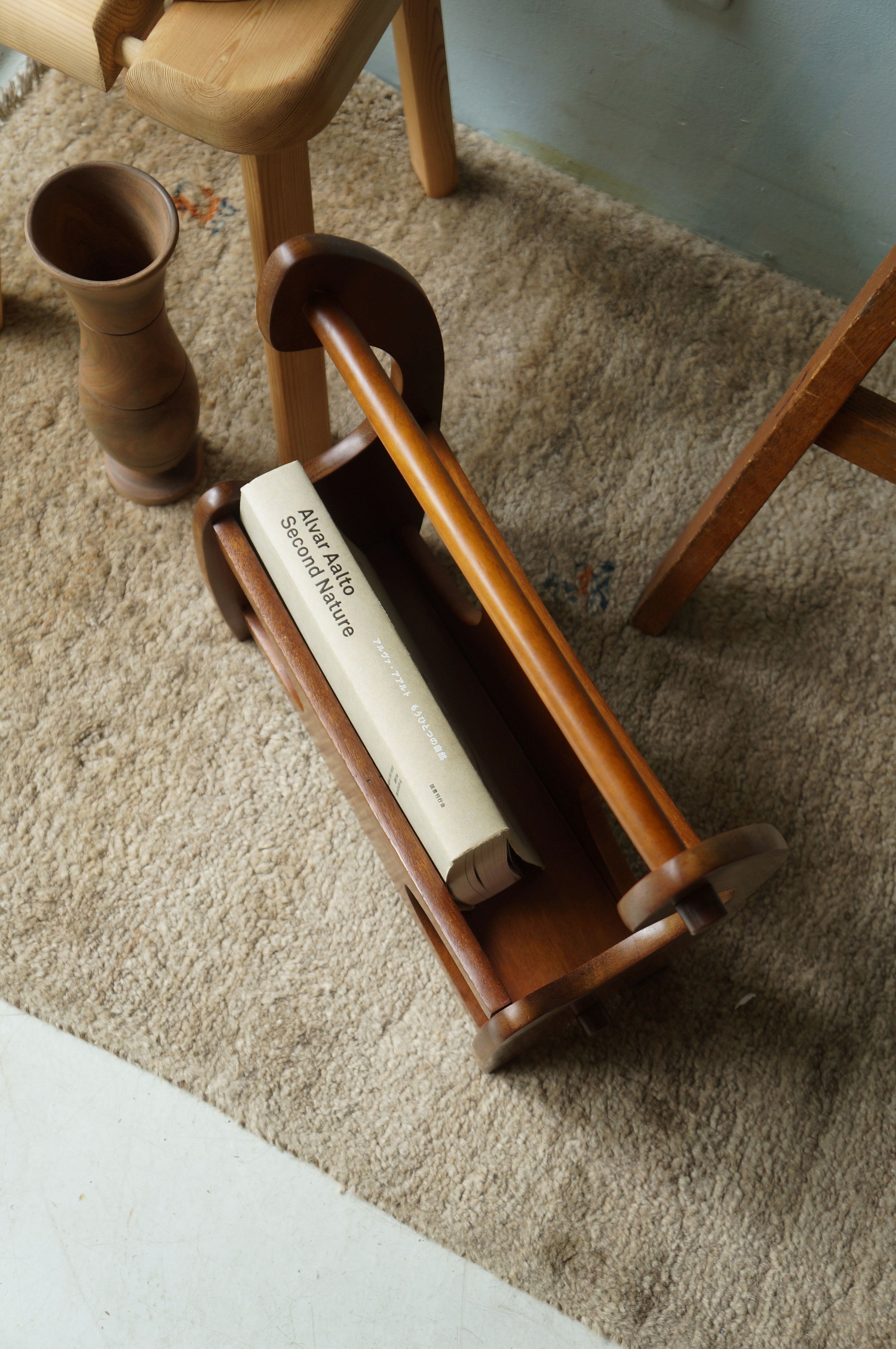 ジャパンヴィンテージ ニチハン マガジンラック 昭和レトロ/Japanese