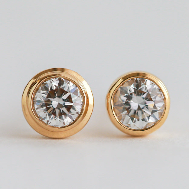 K18/Pt「0.2ctネオヌード」ピアス｜【オレフィーチェ】Orefice