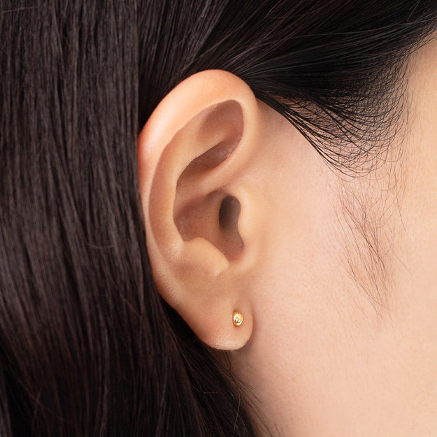 Zoccai Since 1839 K18 ピアス イタリア製 箱あり 未使用 K18 Tiny