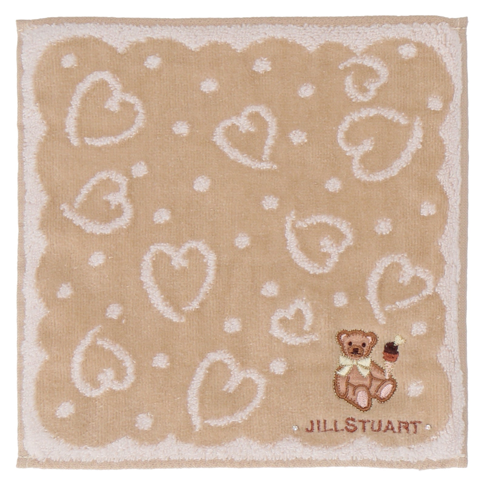 タオルハンカチ ベアwithアイスクリーム #092a ピンク – INTERMODE KAWABE