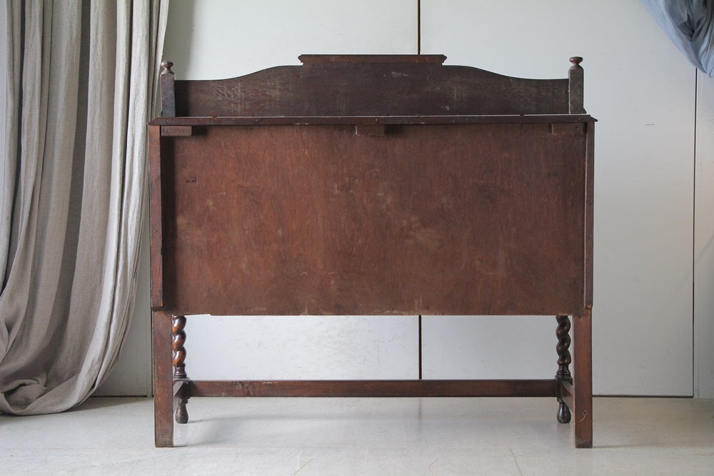 1920年代オーク材サイドボード（横幅122cm） イギリスアンティーク