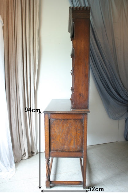 1930年代オーク材ドレッサー（カップボード）横幅117cm イギリス