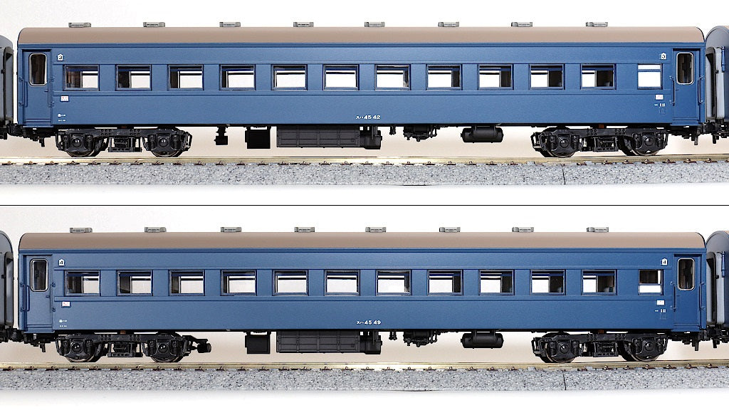 急行ニセコ用 旧型客車7両セット プラスティック製 16番ゲージ[1:80