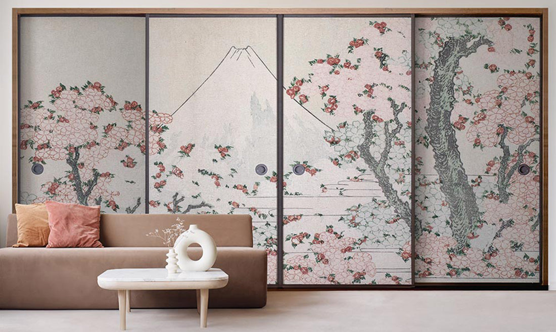 和紙×漆喰】ファブリックパネル 2枚組 和モダン アート インテリア