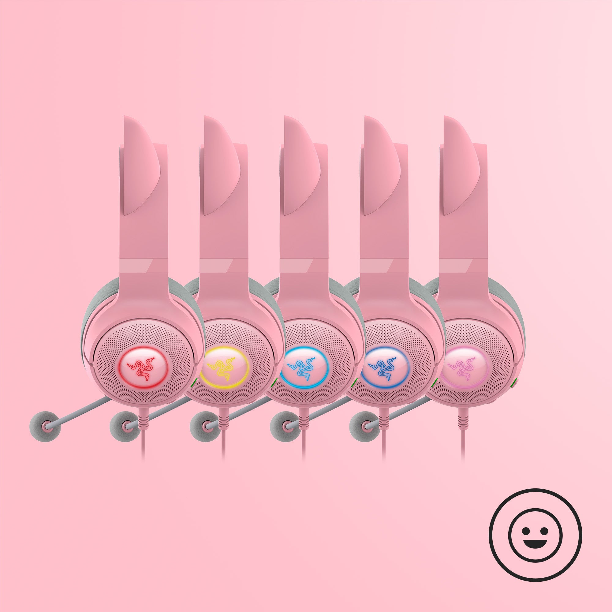 Razer Kraken Kitty V2 Quartz Pink クラーケンキティーブイツー