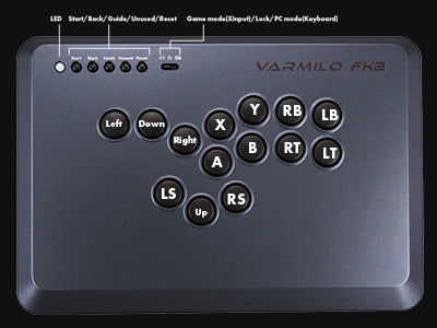 VARMILO FK2(不屈) ブラック ラピッドトリガー搭載レバーレスアケコン