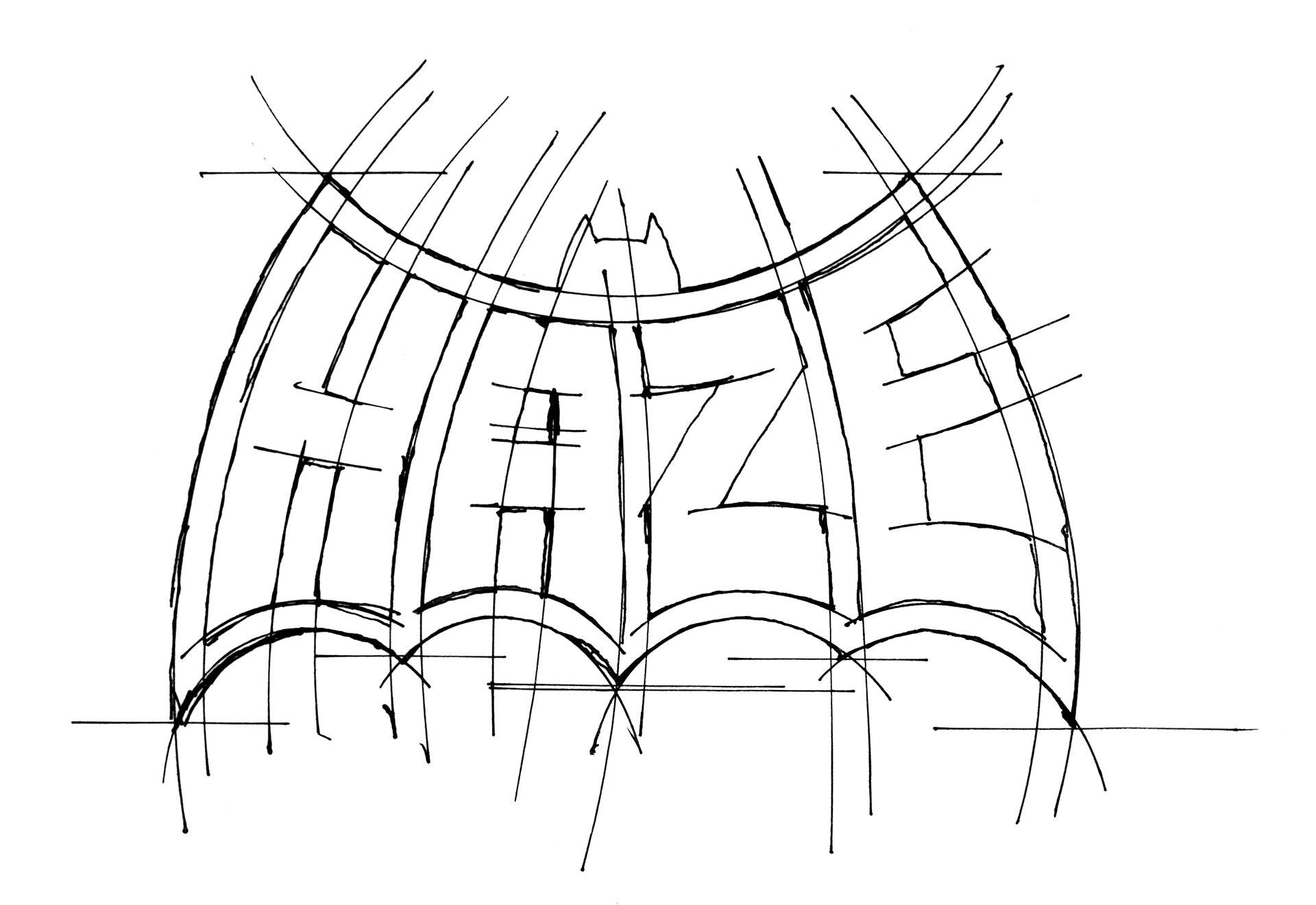 ERIC HAZE Bat Haze Sketch シルクスクリーンポスター BAT HAZE」復活