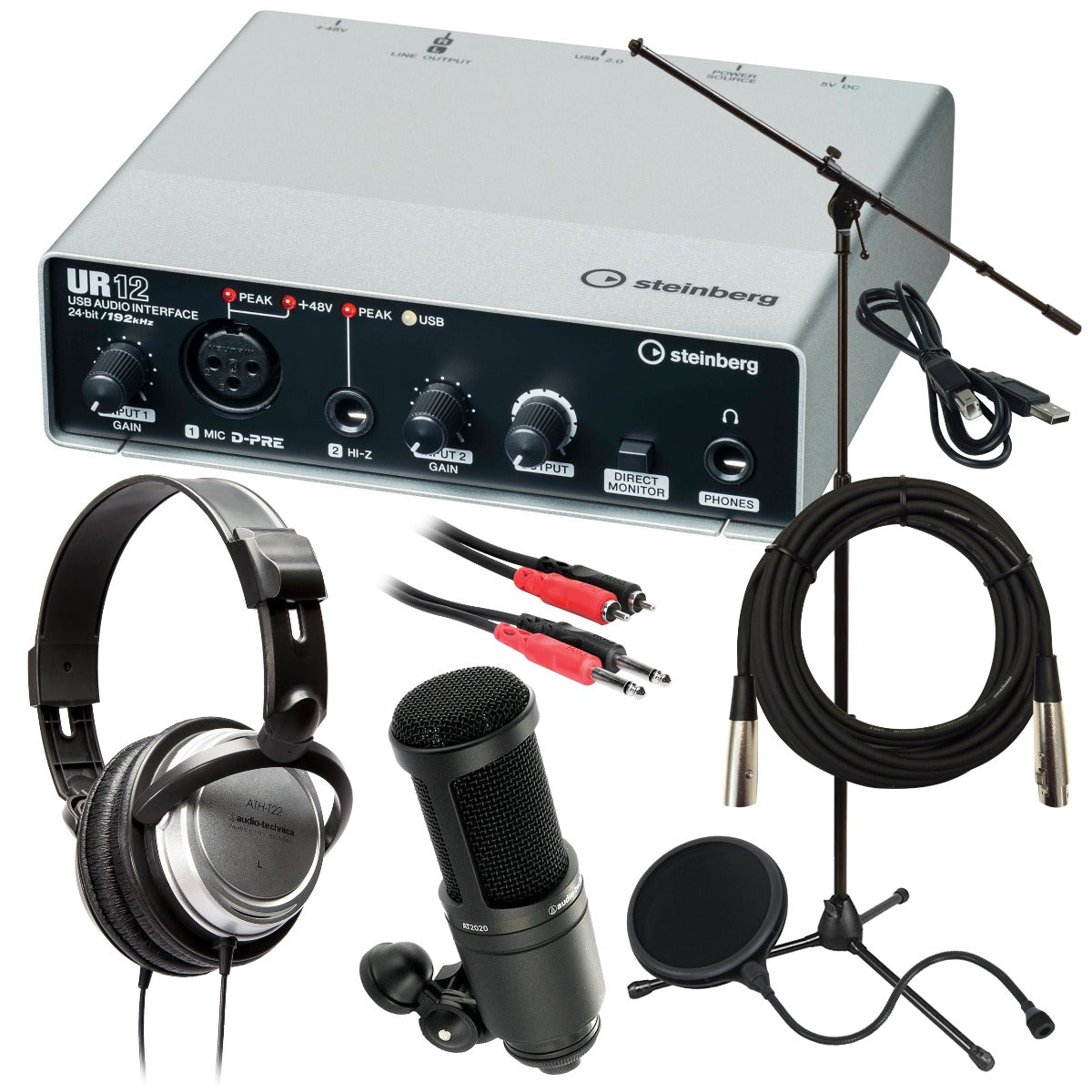 DTM・DAW audio-technica at2020 steinberg UR12 おじさん様 steinberg