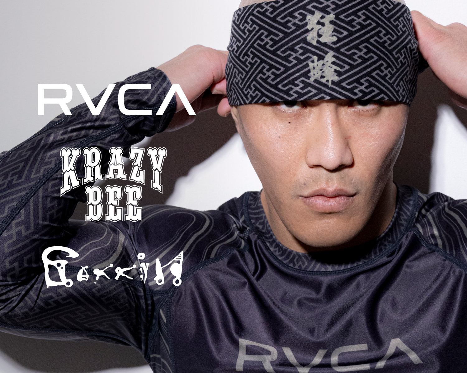 RVCA x KRAZY BEE x GAKKIN collection - RVCA