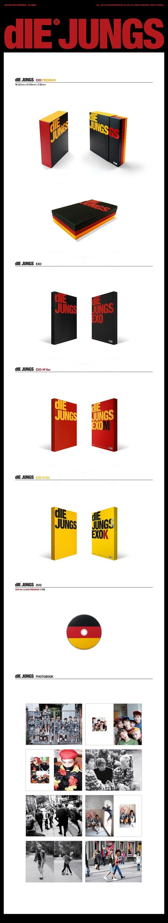 엑소 | EXO PHOTOBOOK [ DIE JUNGS ] EXO VERSION - Music Plaza