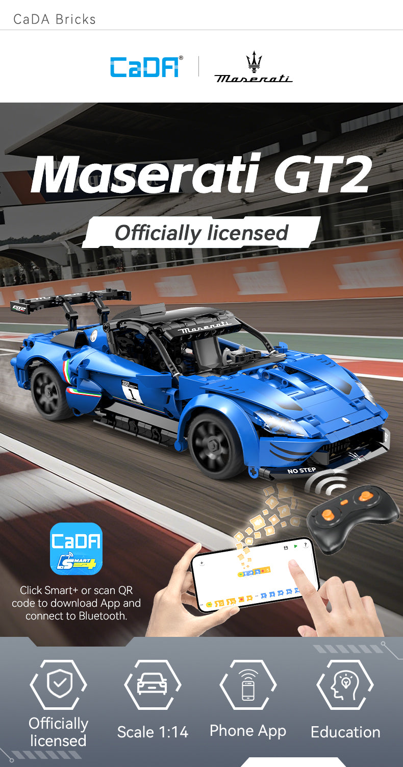 Cada 1:14 Maserati GT2 C57013W – Doublee_CaDA