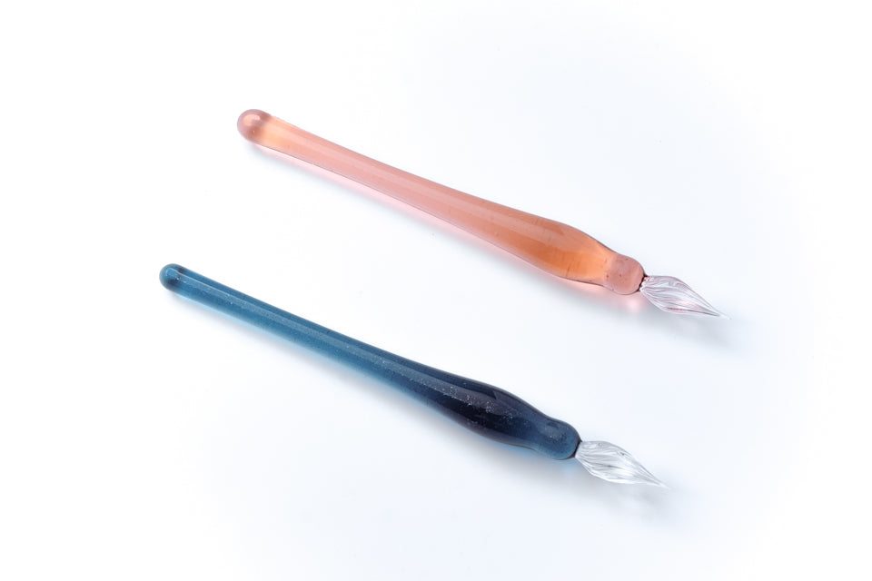 硝子工房 Sayori ガラスペン 樹氷アメジスト 硝子工房 Sayori ガラス