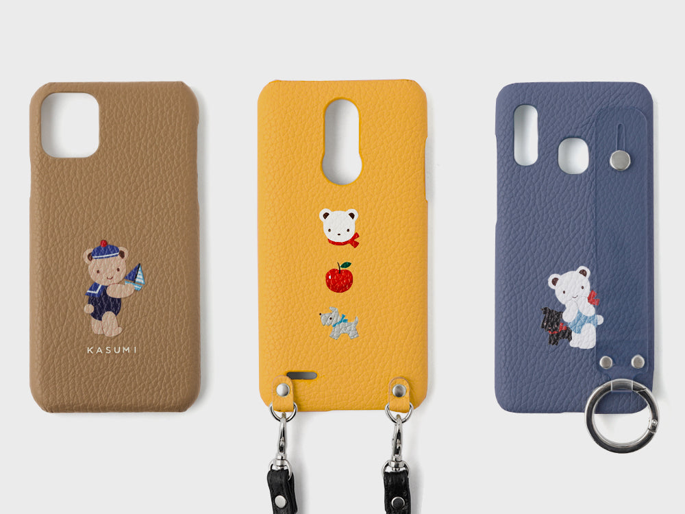 全機種対応！familiarデザインモデルのカスタマイズスマホケースが