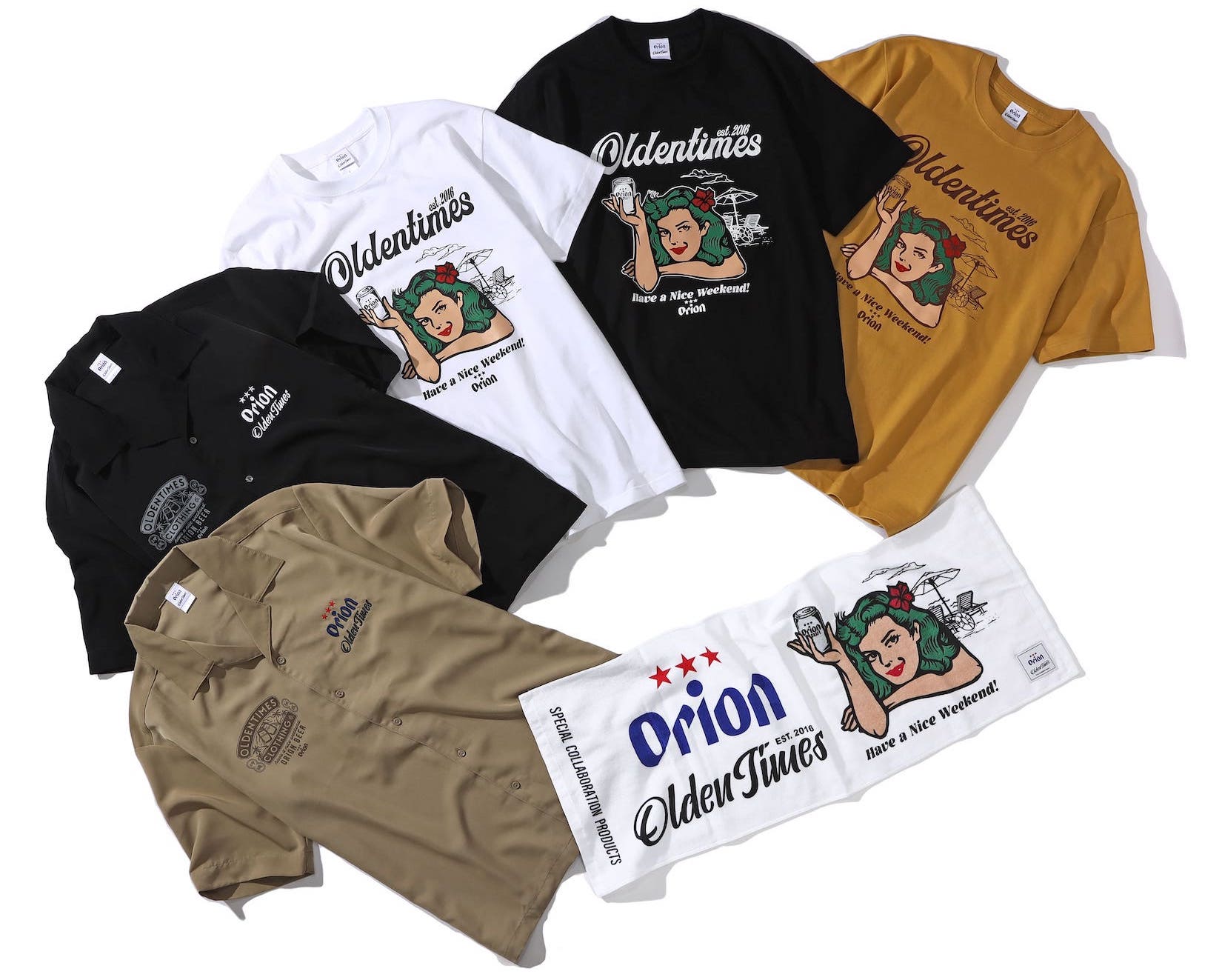 ORION×OLDENTIMES】2024夏 那覇桜坂Tシャツ カラー：ブラック