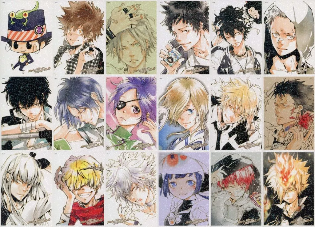 家庭教師ヒットマンREBORN! ブロマイド風カードくじ Verホロ18種セット