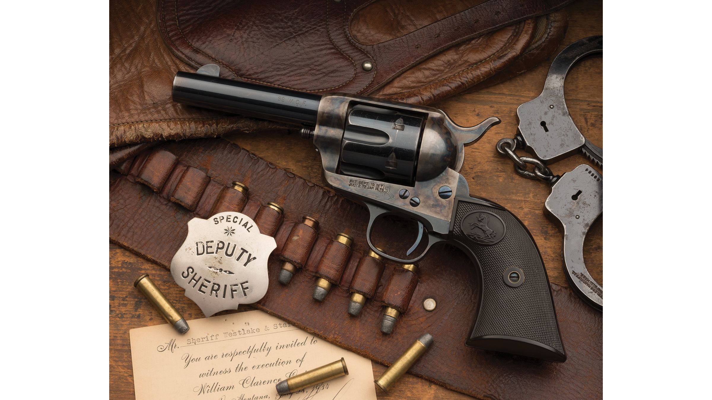 Antique Colt Single Action Sheriff's Model Revolver | Rock Island