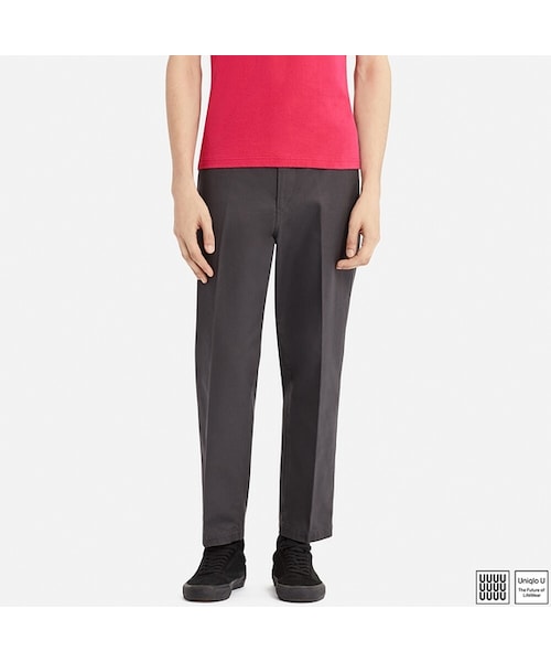 UNIQLO（ユニクロ）の「ワイドフィットテーパードアンクルチノ（その他