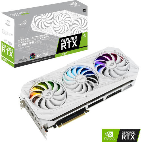 ASUS エイスース ASUS ROG-STRIX-RTX3080-O10G-WHITE-V2 RTX3080搭載