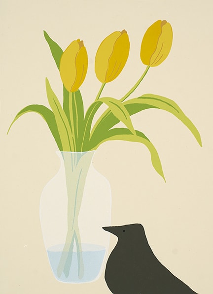 谷口小夏「minor role(orange)」2021 シルクスクリーン 谷口小夏