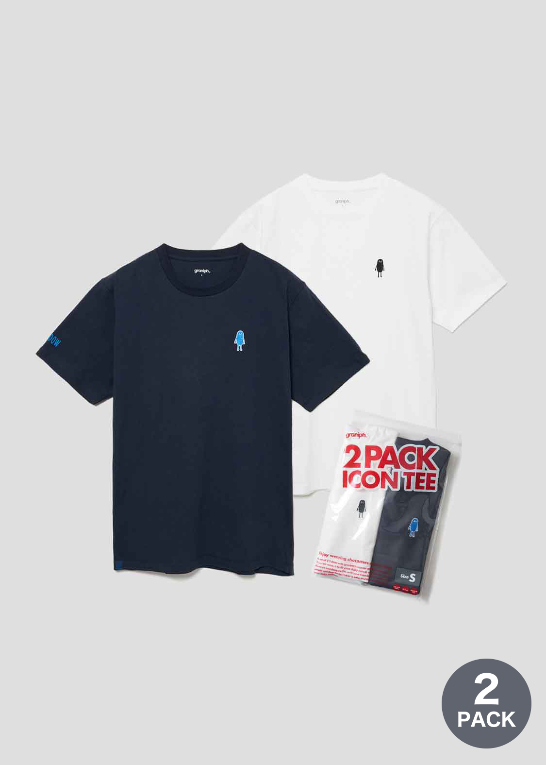 ビューティフルシャドー｜2パックアイコンTシャツ｜ユニセックス