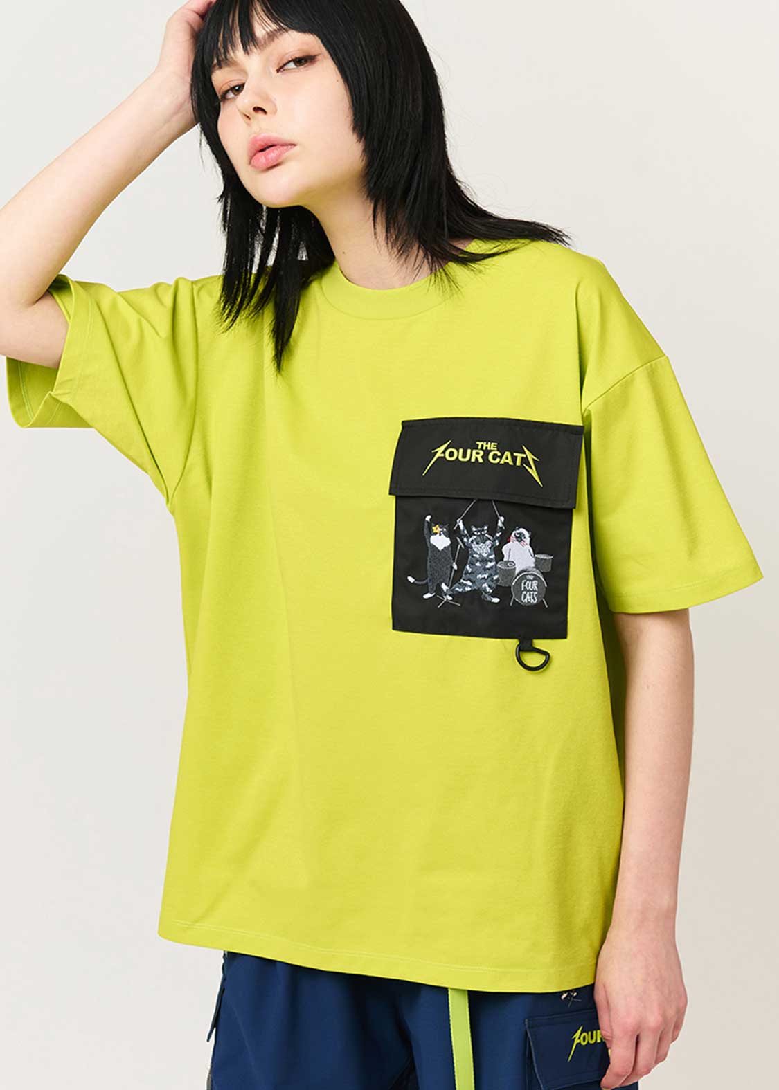 ザ フォーキャッツ バンド｜ドライビッグシルエットTシャツ｜ユニ