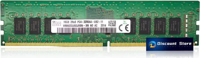 SK Hynix HMA82GU6DJR8N-XN 16GB DDR4 3200 2Rx8 PC4-3200AA 288-pin