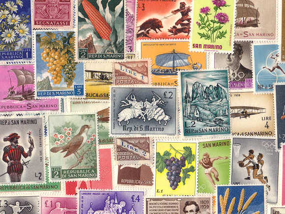 サンマリノの外国切手 [10枚入り]