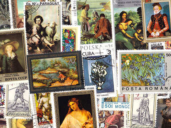 1532 外国切手 ドミニカ 1982 絵画美術切手6種+小型シート1種 1532