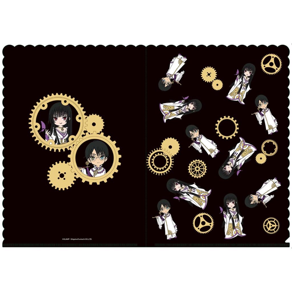 京まふ2014 CLAMP原画展 A4クリアファイル ファイルセットA.B CLAMP原画展