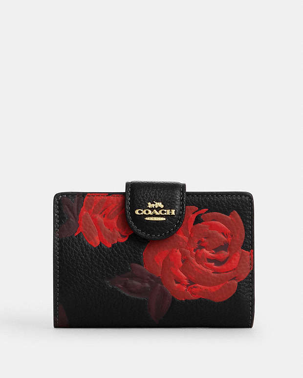 公式】コーチアウトレット | ミディアム コーナー ジップ ウォレット
