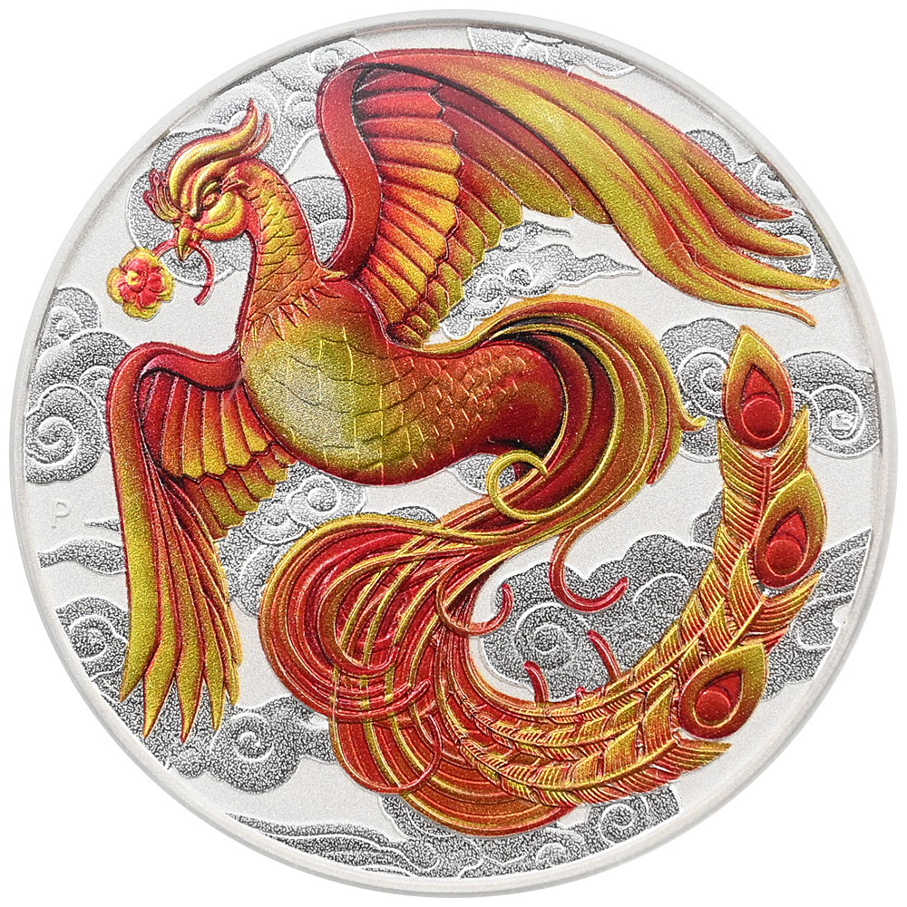 最高鑑定 NGC MS70 2022 フィジー 赤い竜 1oz銀貨 鑑定済 fit=scale