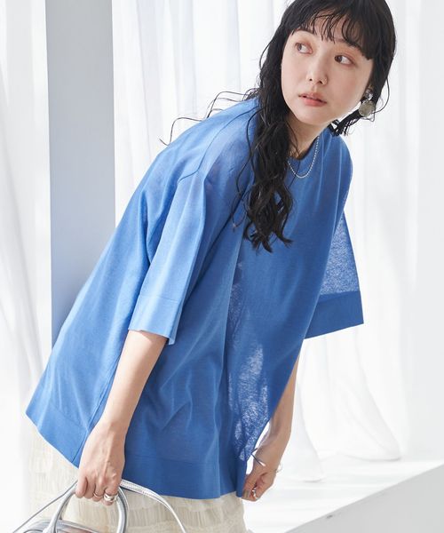 サラコシアーサマーニットビッグTシャツ