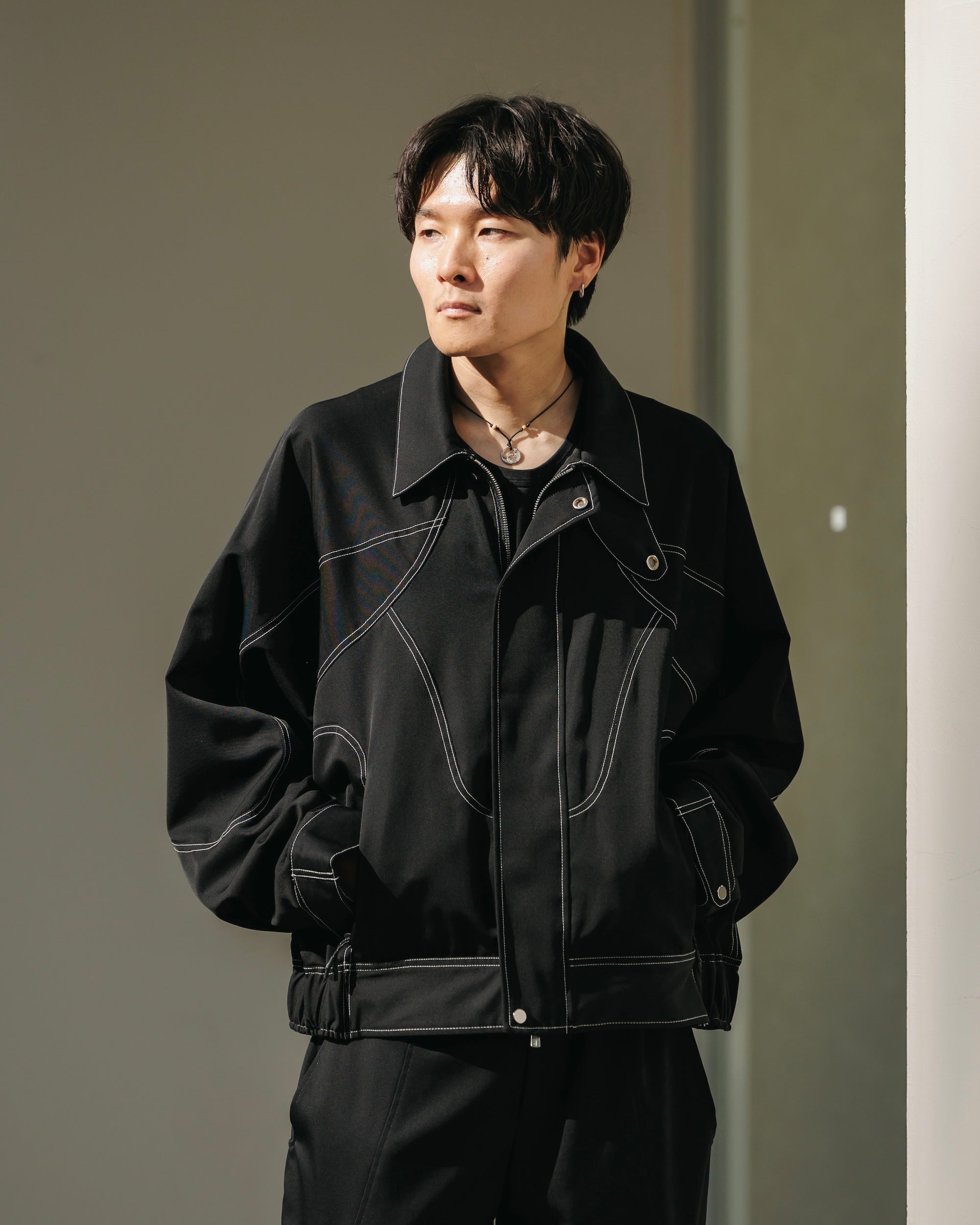 clesste / WOOL GABARDINE FUTURE JACKET