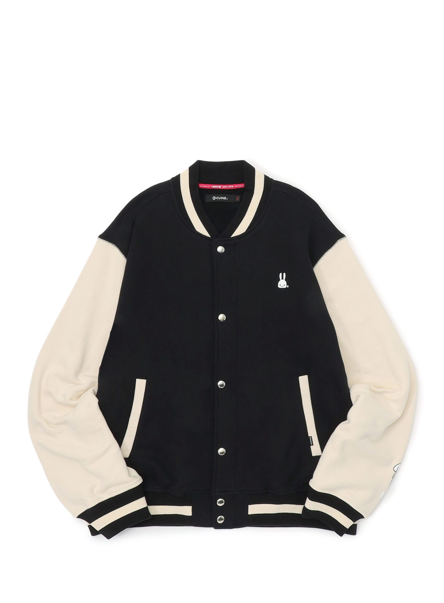 犬と人 人のスウェットスタジャン わん｜ウサギがいる｜CUNE ONLINE STORE