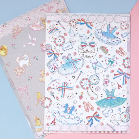 バレエ・ダンス用品のミルバ / CF15617 クリアファイルA4 パリの炎